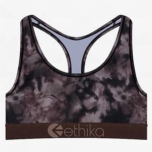Ethika Black and Tan Sports Bra Intimates & Sleepwear